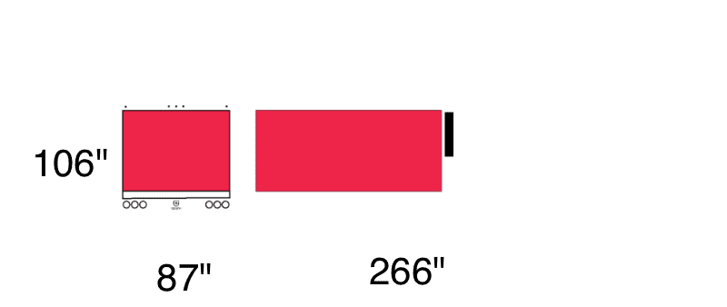Advanced Spark 512 Widescreen LED Digital Billboard Truck Body