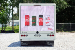 truck with video for advertising